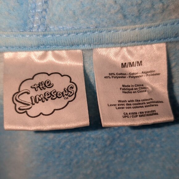 Simpsons Family Cloudy Sky Tie Dye Hoodie, Medium - Picture 3 of 4